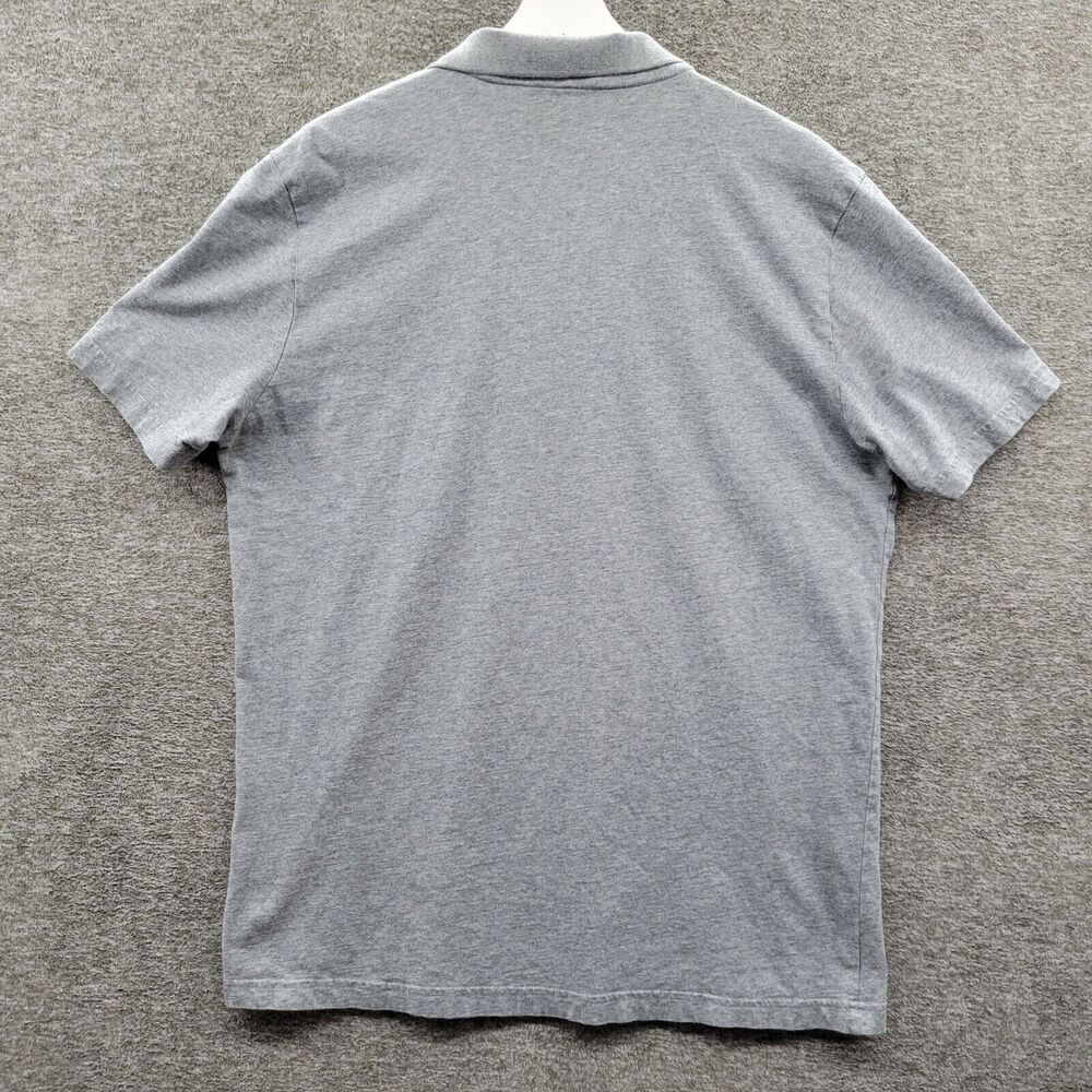 Puma Polo Shirt Men's XL Gray Short Sleeve Solid Logo Collar Casual - Picture 4 of 10